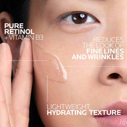 Pure Retinol Face Serum with Niacinamide (Vitamin B3) & Hyaluronic Acid | Gentle Anti-Aging Retinol Serum