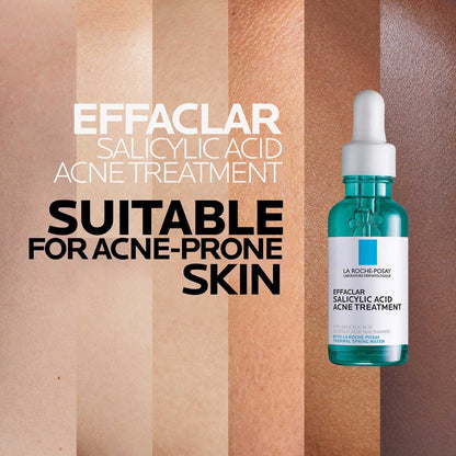 La Roche-Posay Effaclar 1.5% Salicylic Acid Serum, Acne Treatment For Face With Glycolic Acid & Niacinamide, Acne Serum Helps Clear Blackheads, Whiteheads, Pimples & Reduces Post Acne Marks