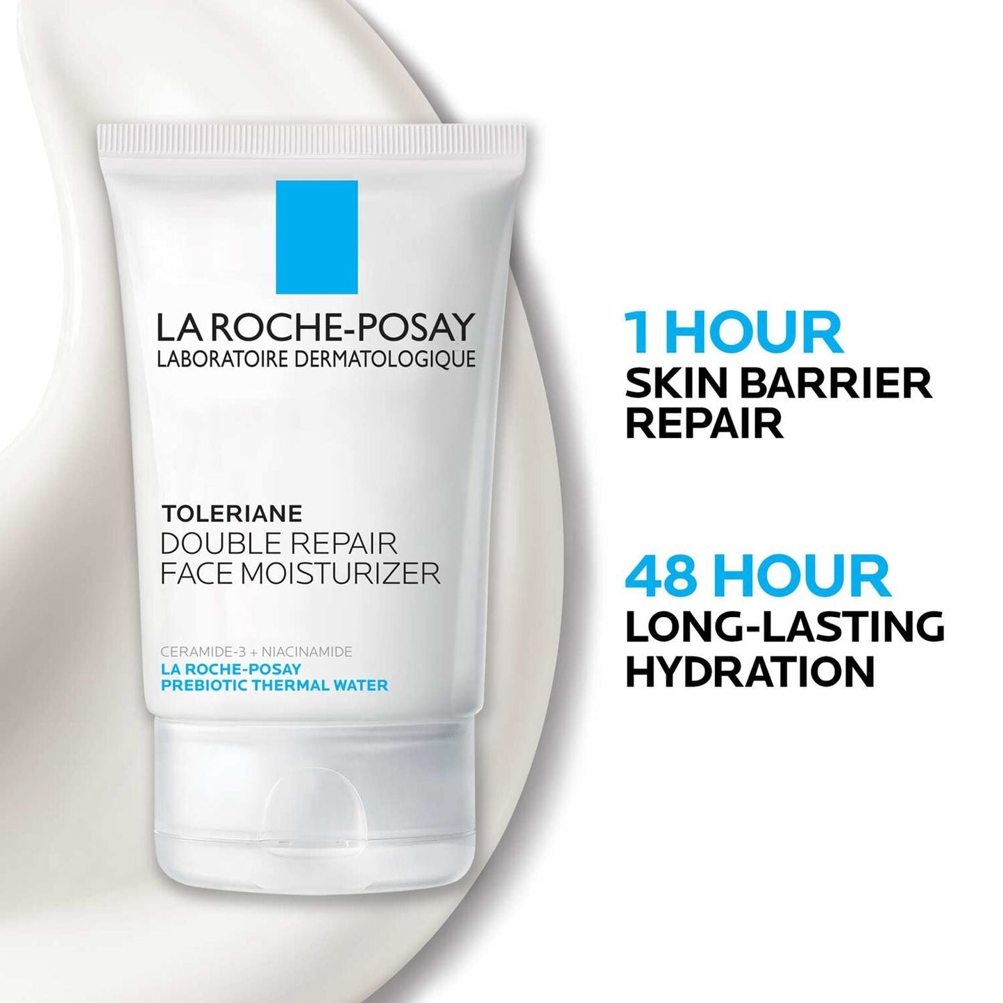 Toleriane Double Repair UV SPF Moisturizer for Face, Daily Facial Moisturizer with Sunscreen SPF 30